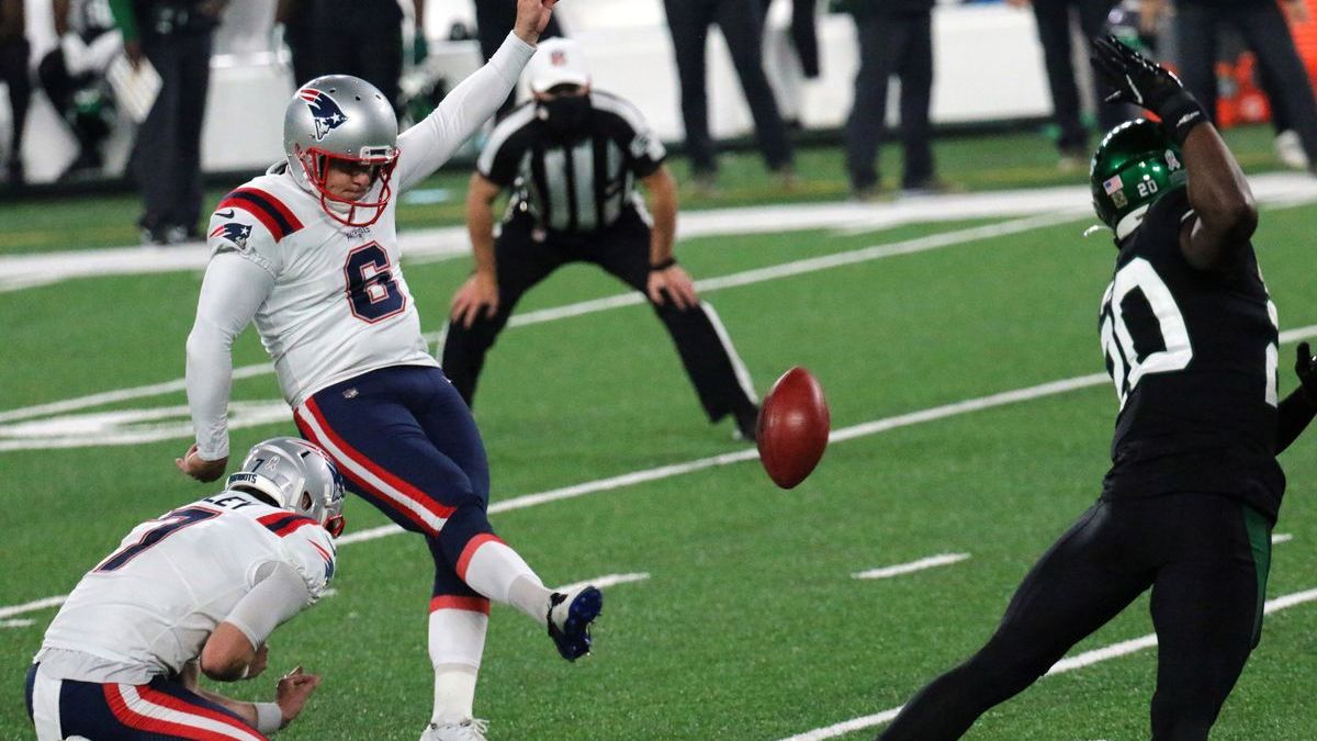 New England Patriots kicker Nick Folk