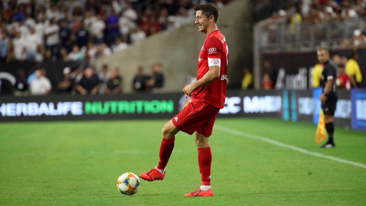 Bayern Munich forward Robert Lewandowski