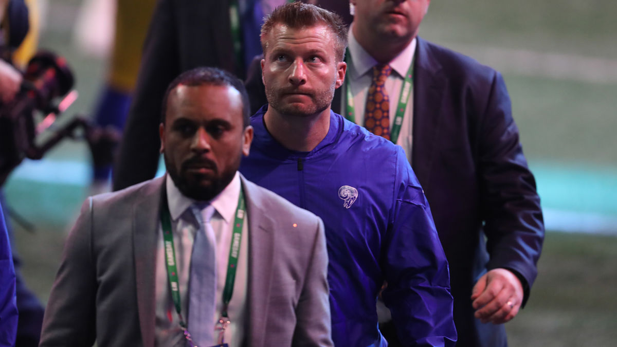 Los Angeles Rams head coach Sean McVay
