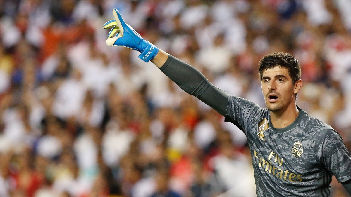Real Madrid goalkeeper Thibaut Courtois