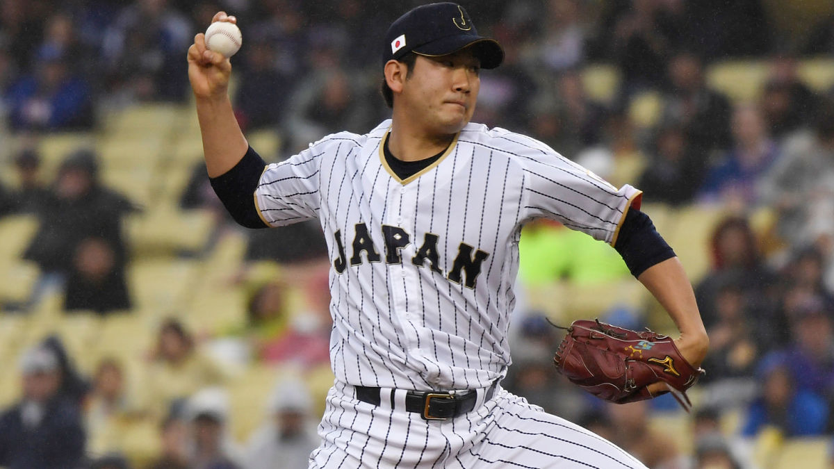 Japanese pitcher Tomoyuki Sugano