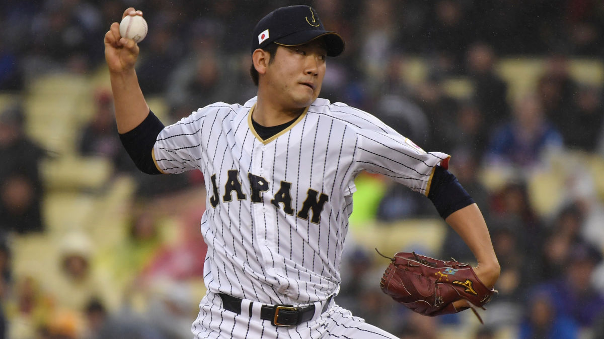 Japanese pitcher Tomoyuki Sugano