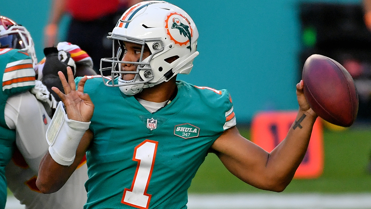 Miami Dolphins quarterback Tua Tagovailoa