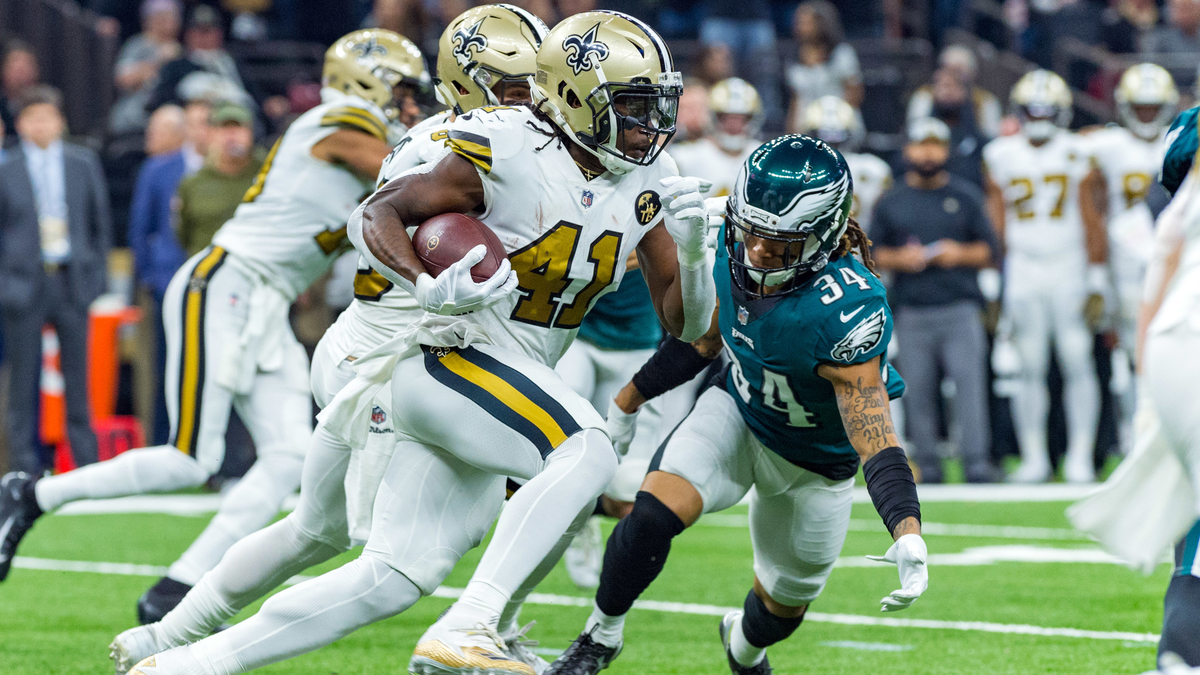 New Orleans Saints running back Alvin Kamara