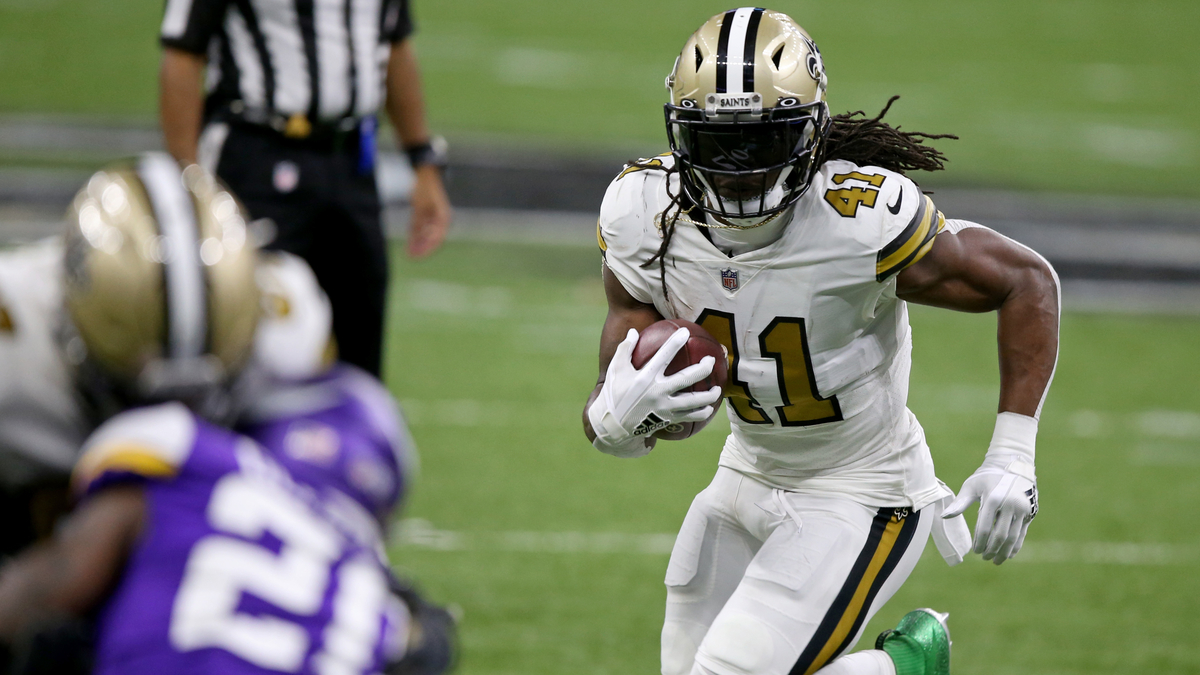 New Orleans Saints running back Alvin Kamara