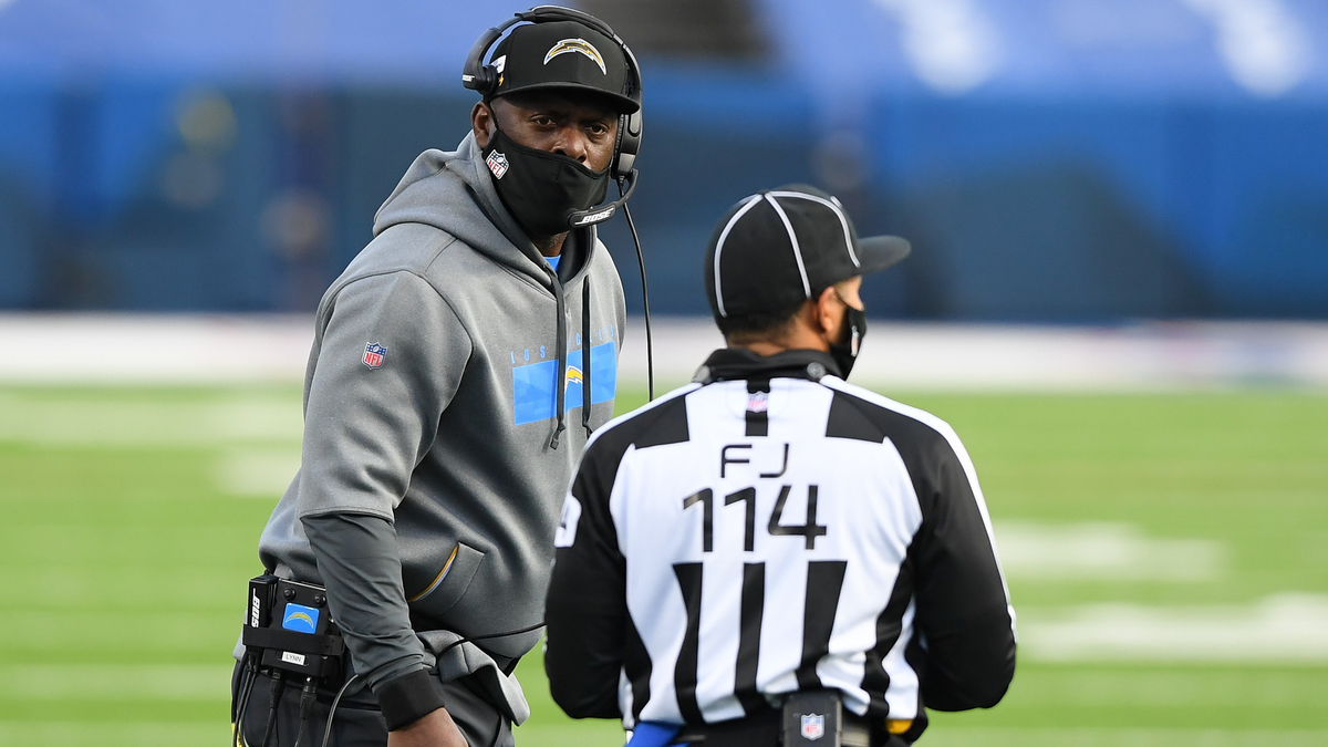 Los Angeles Chargers head coach Anthony Lynn