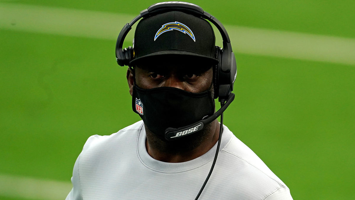 Los Angeles Chargers head coach Anthony Lynn