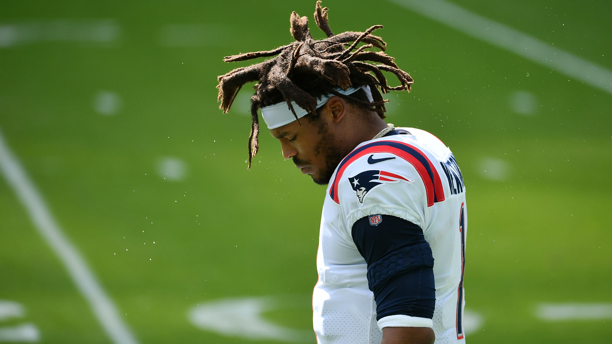 New England Patriots quarterback Cam Newton