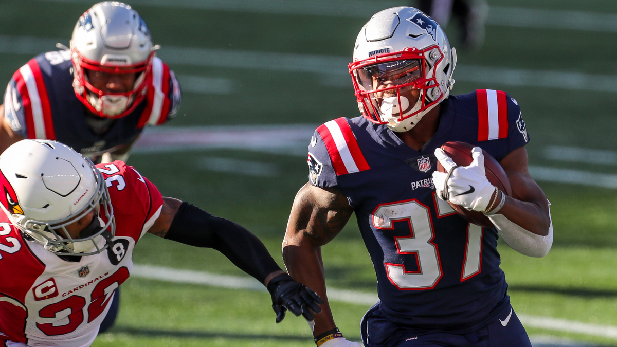 New England Patriots running back Damien Harris