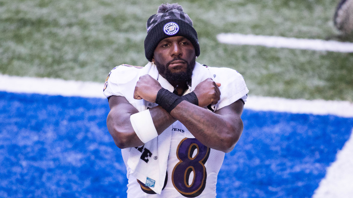 Baltimore Ravens wide receiver Dez Bryant