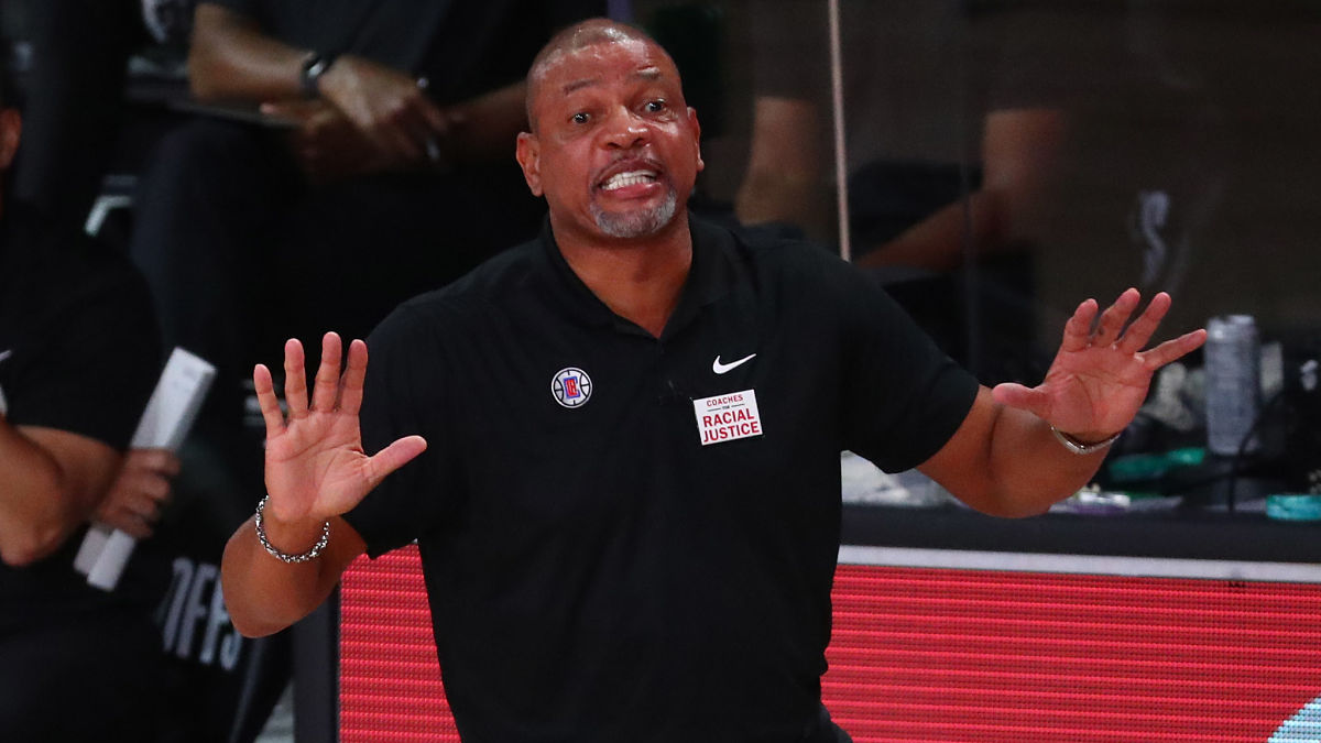 Philadelphia 76ers head coach Doc Rivers