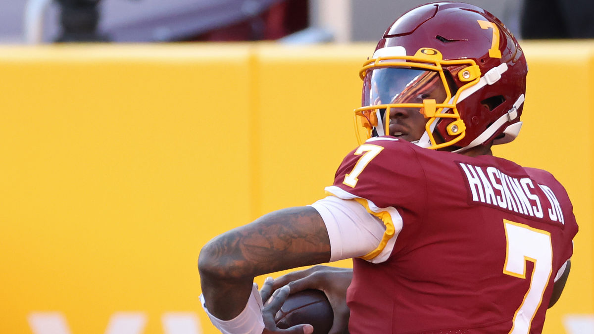 NFL quarterback Dwayne Haskins