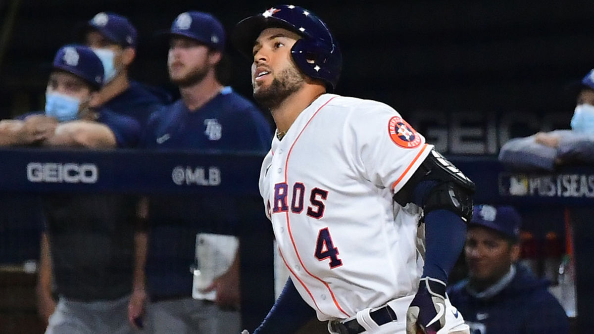 MLB outfielder George Springer