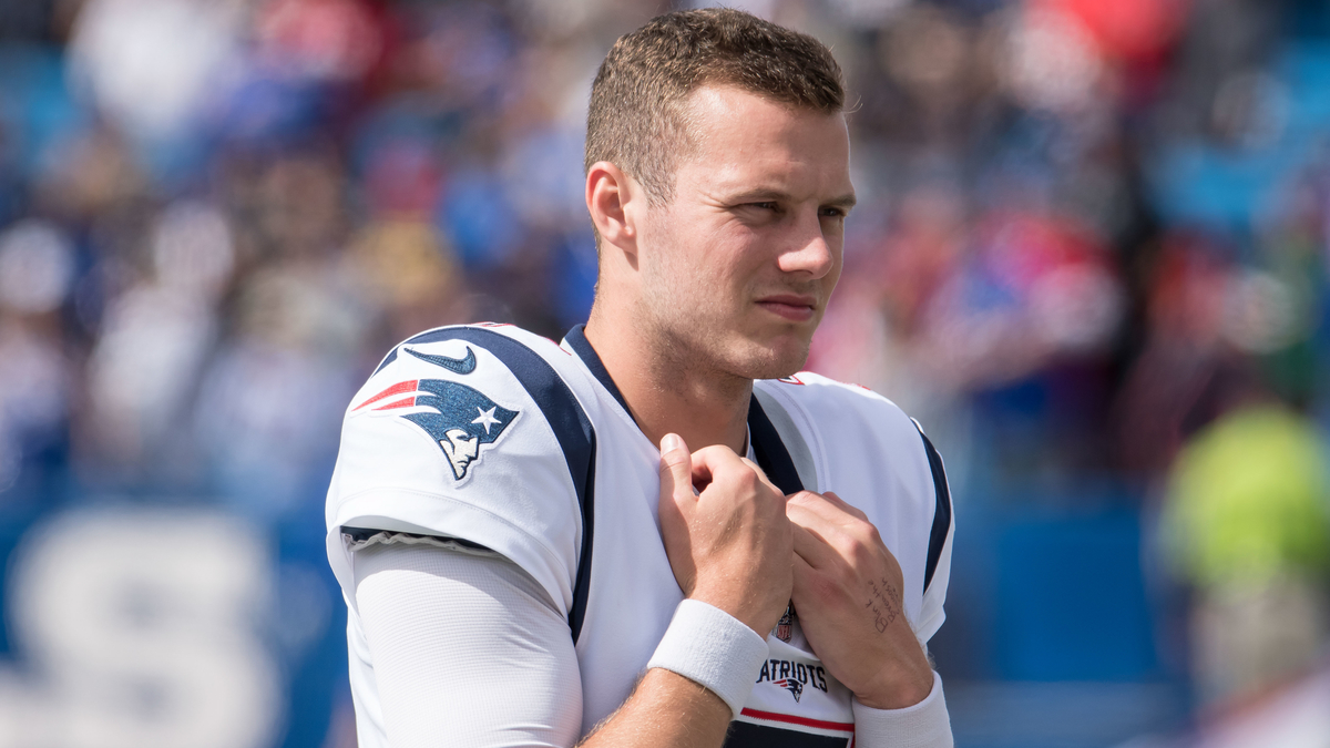 New England Patriots punter Jake Bailey