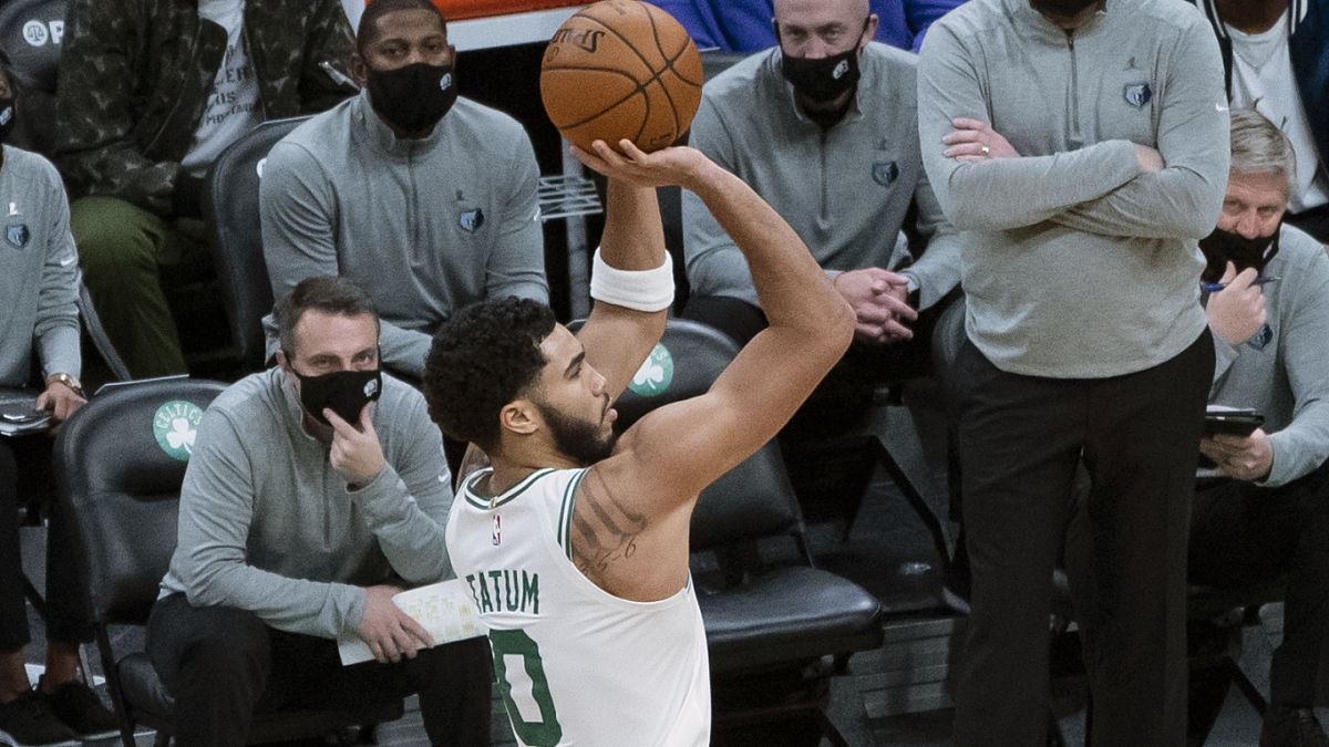 Boston Celtics power forward Jayson Tatum