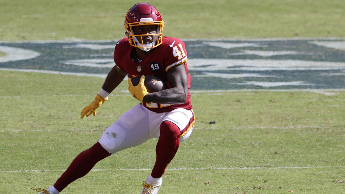 Washington Football Team running back J.D. McKissic
