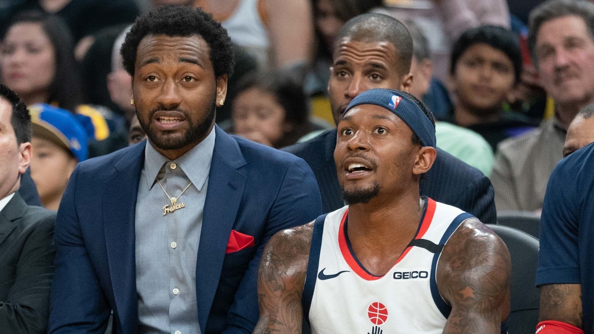 Washington Wizards guard Bradley Beal, Houston Rockets guard John Wall
