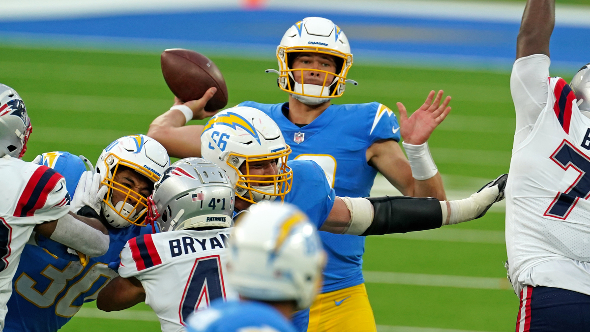 Los Angeles Chargers quarterback Justin Herbert