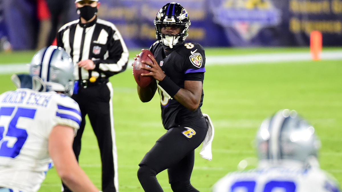 Baltimore Ravens quarterback Lamar Jackson