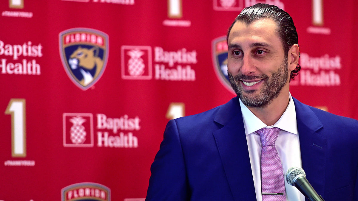 Florida Panthers former goaltender Roberto Luongo