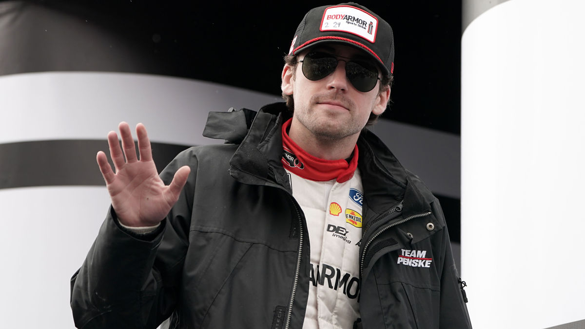 NASCAR driver Ryan Blaney