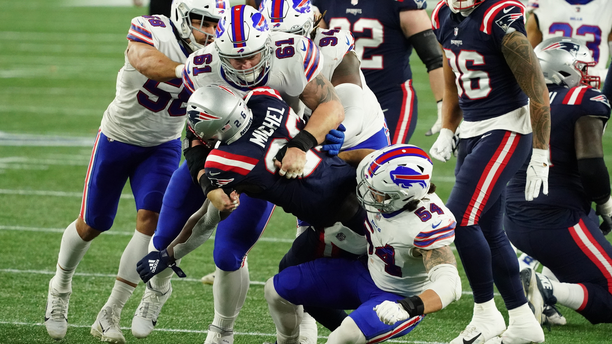 New England Patriots running back Sony Michel