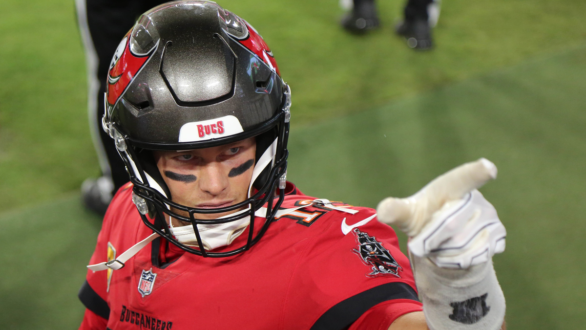 Tampa Bay Buccaneers quarterback Tom Brady