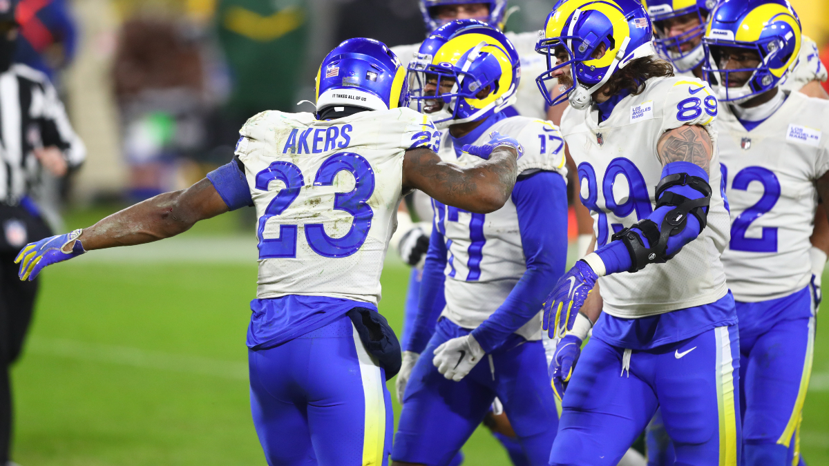 Los Angeles Rams running back Cam Akers