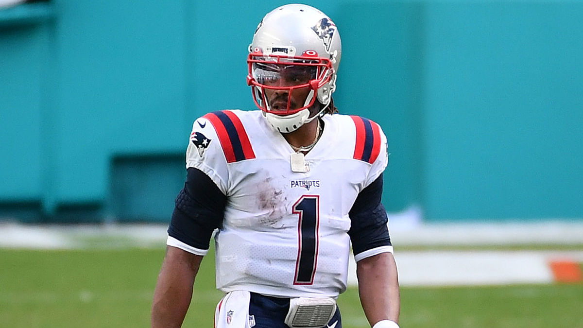 New England Patriots quarterback Cam Newton