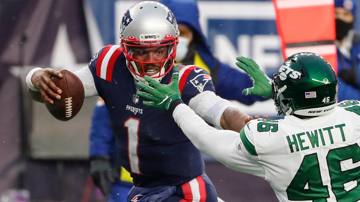 New England Patriots quarterback Cam Newton