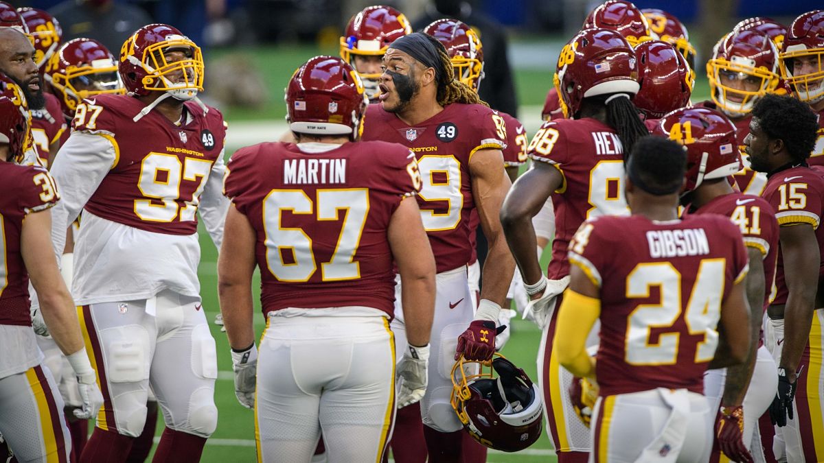 Washington Football Team defensive lineman Chase Young