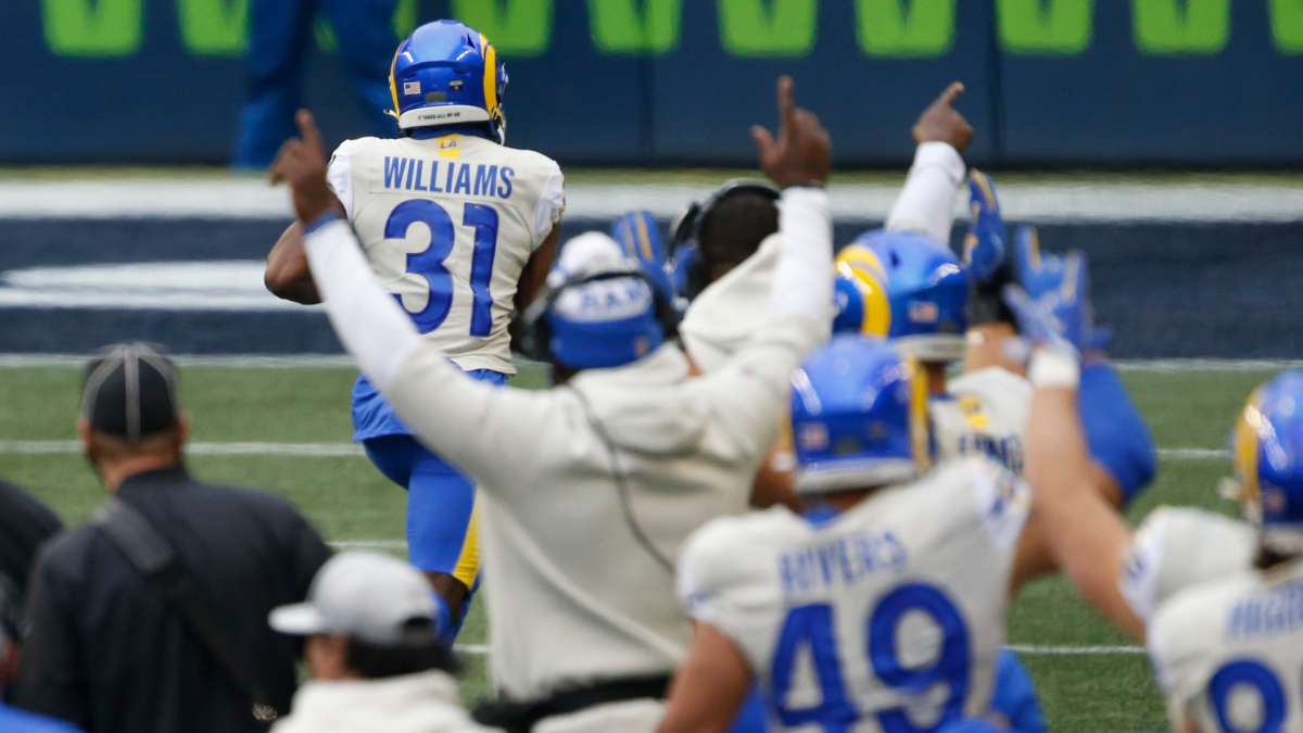 Los Angeles Rams cornerback Darious Williams