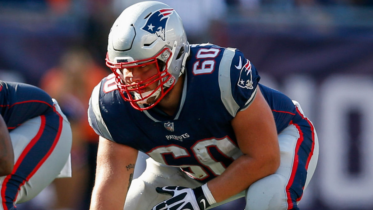 New England Patriots center David Andrews
