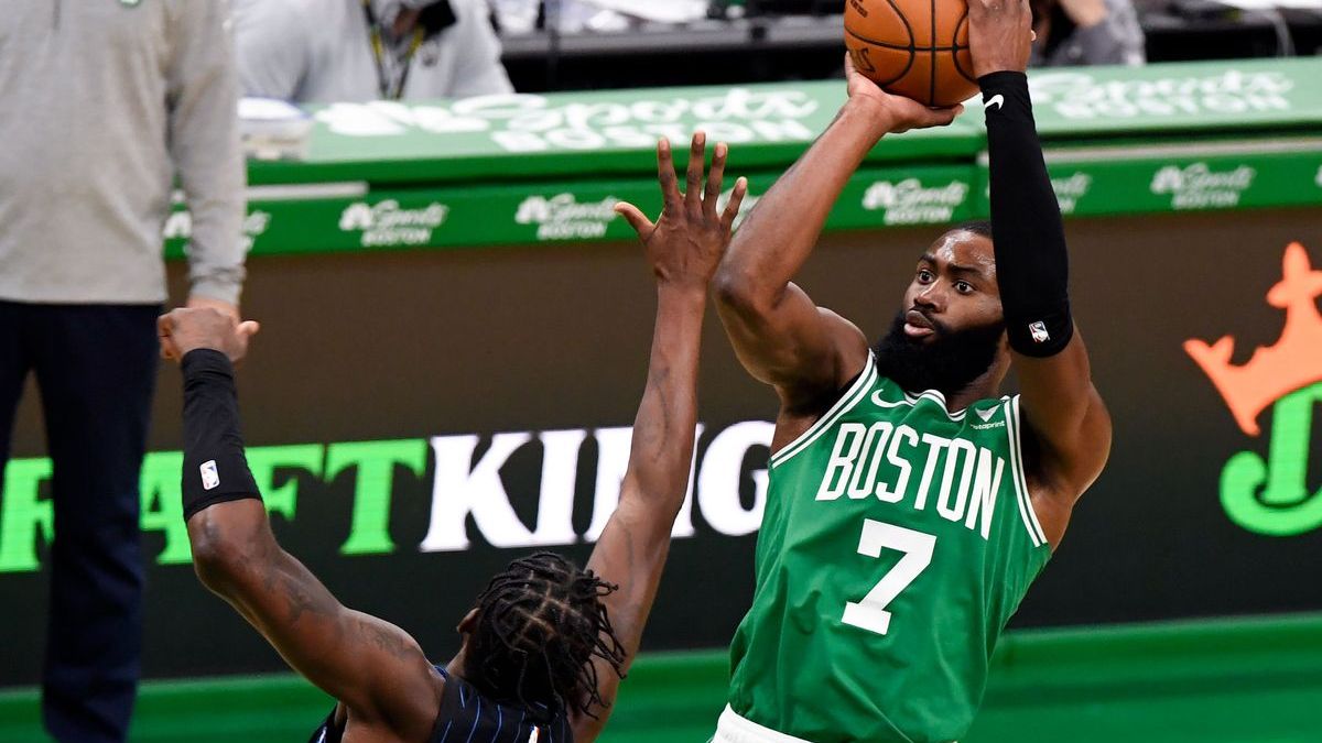 Boston Celtics guard Jaylen Brown