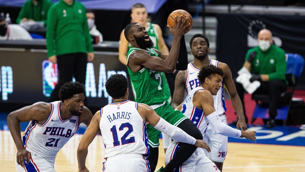 Boston Celtics guard Jaylen Brown