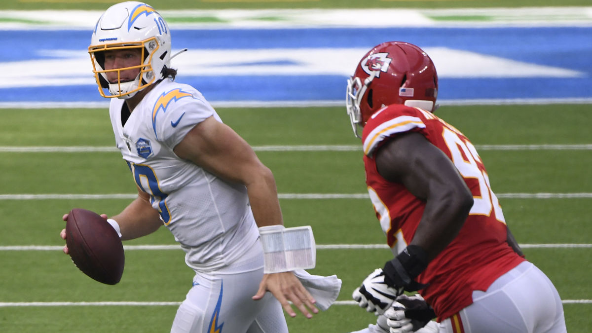 Los Angeles Chargers quarterback Justin Herbert