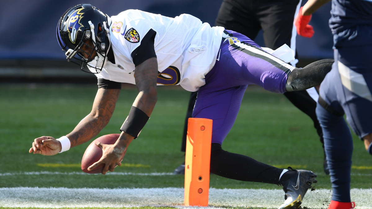 Baltimore Ravens quarterback Lamar Jackson