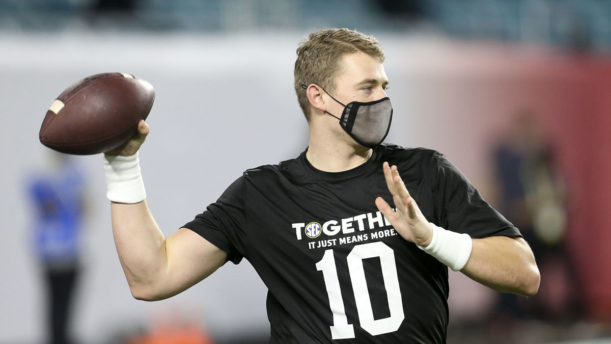 Alabama quarterback Mac Jones