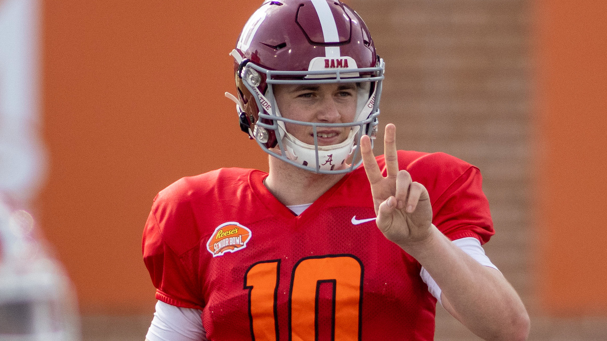 Alabama quarterback Mac Jones