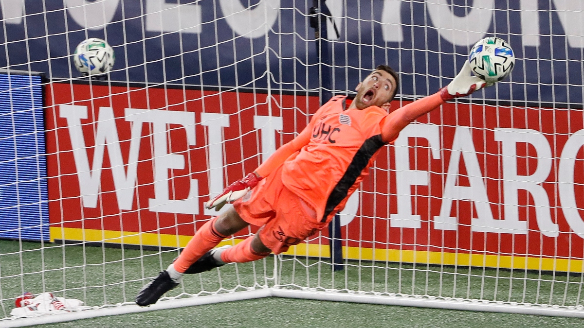 New England Revolution goalkeeper Matt Turner