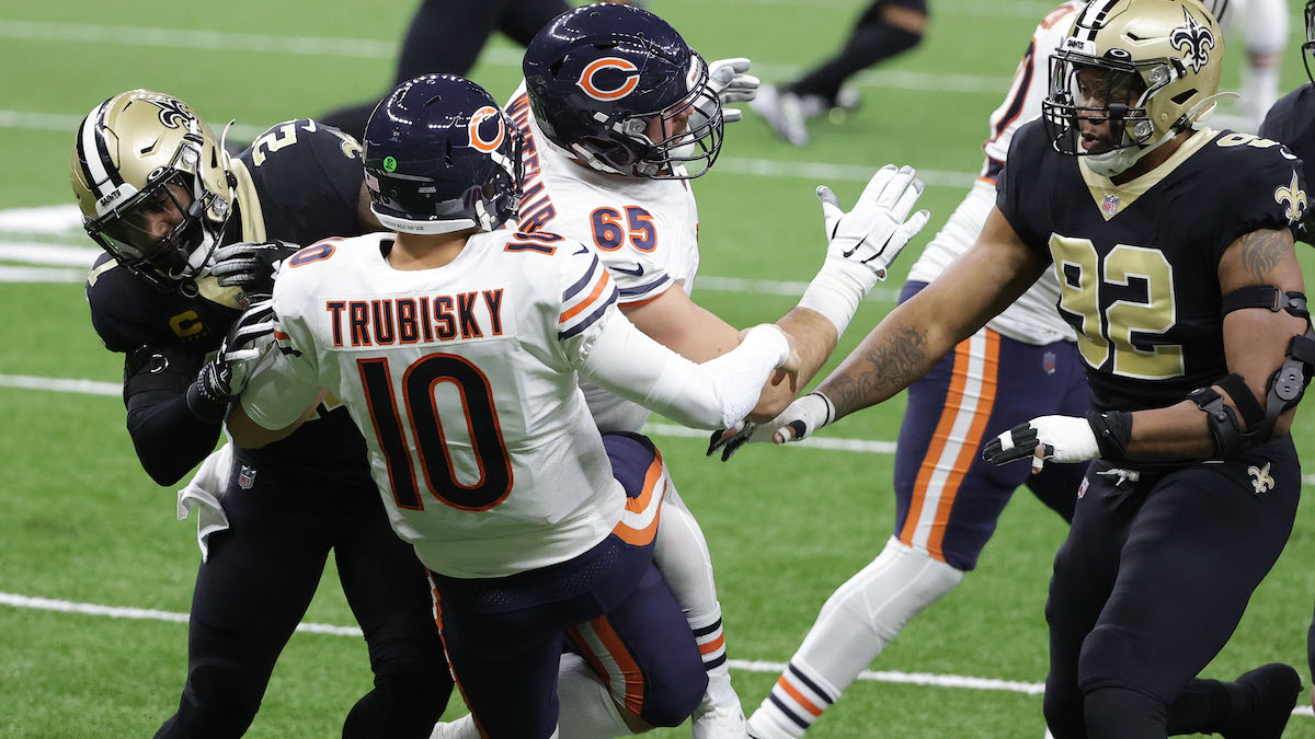Bears quarterback Mitchell Trubisky