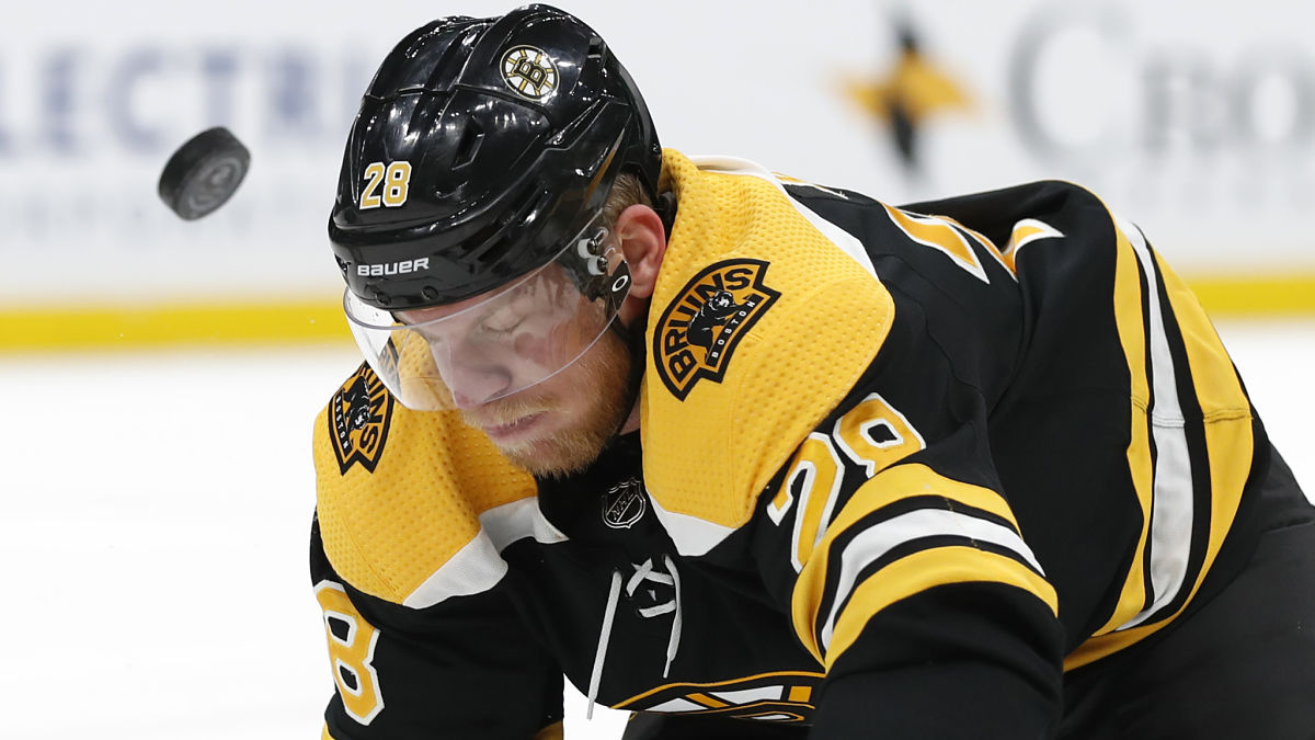 Boston Bruins forward Ondrej Kase
