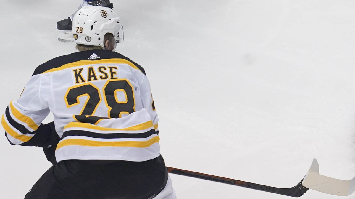 Boston Bruins winger Ondrej Kase