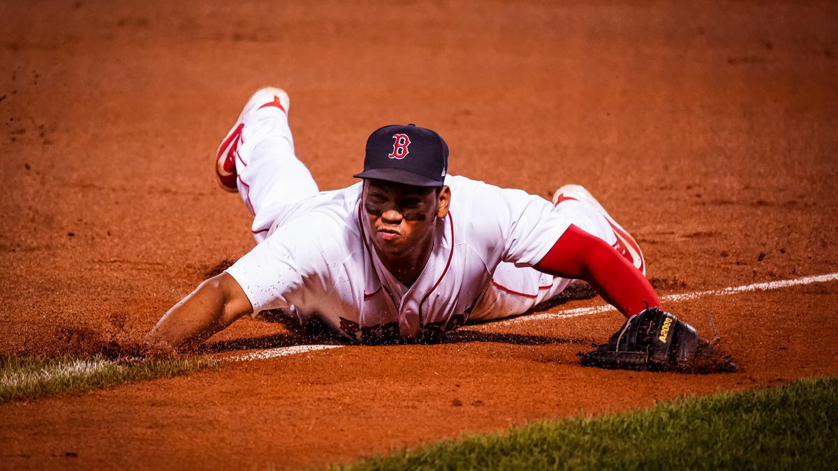 Boston Red Sox third baseman Rafael Devers