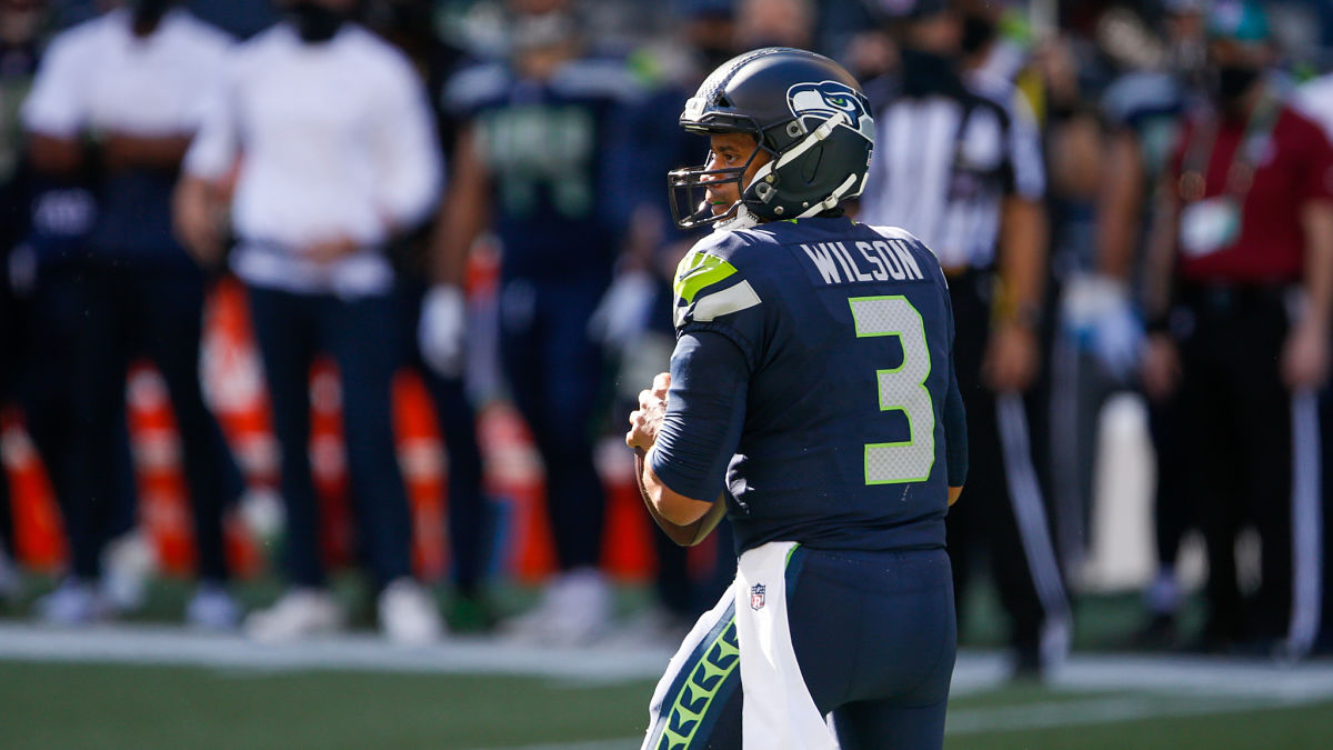 Seattle Seahawks quarterback Russell Wilson