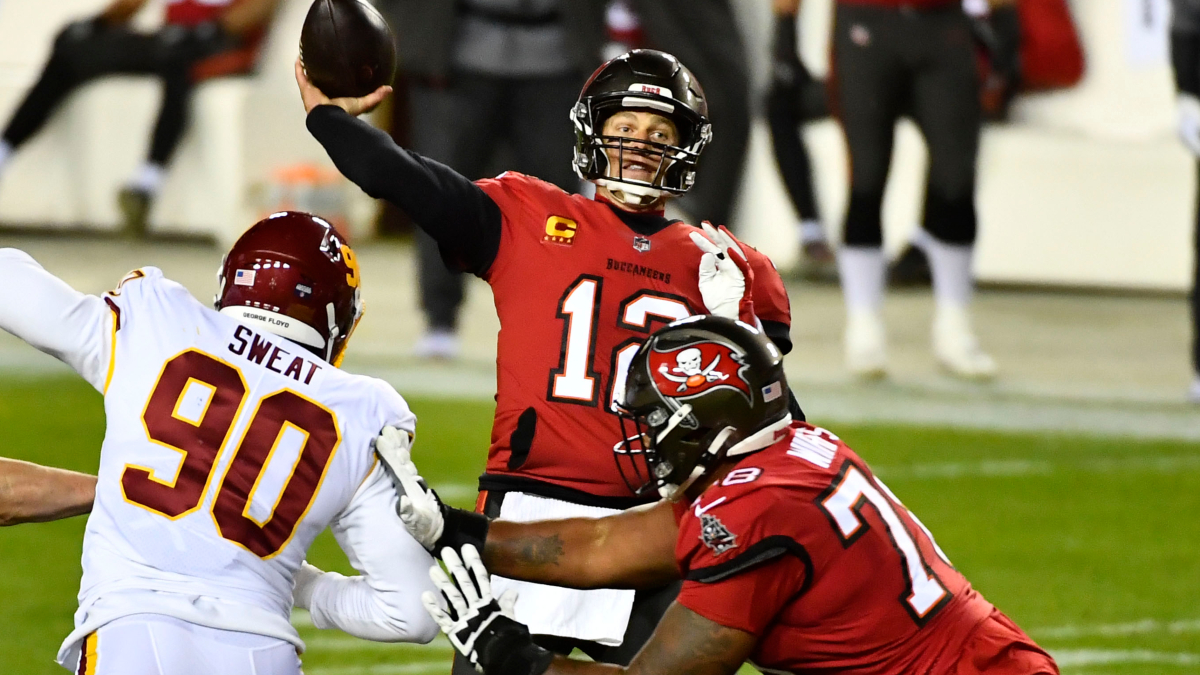Tampa Bay Buccaneers quarterback Tom Brady