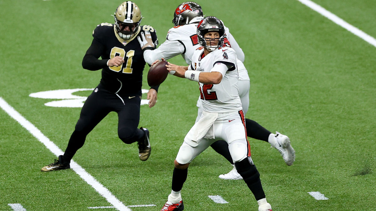 Tampa Bay Buccaneers quarterback Tom Brady