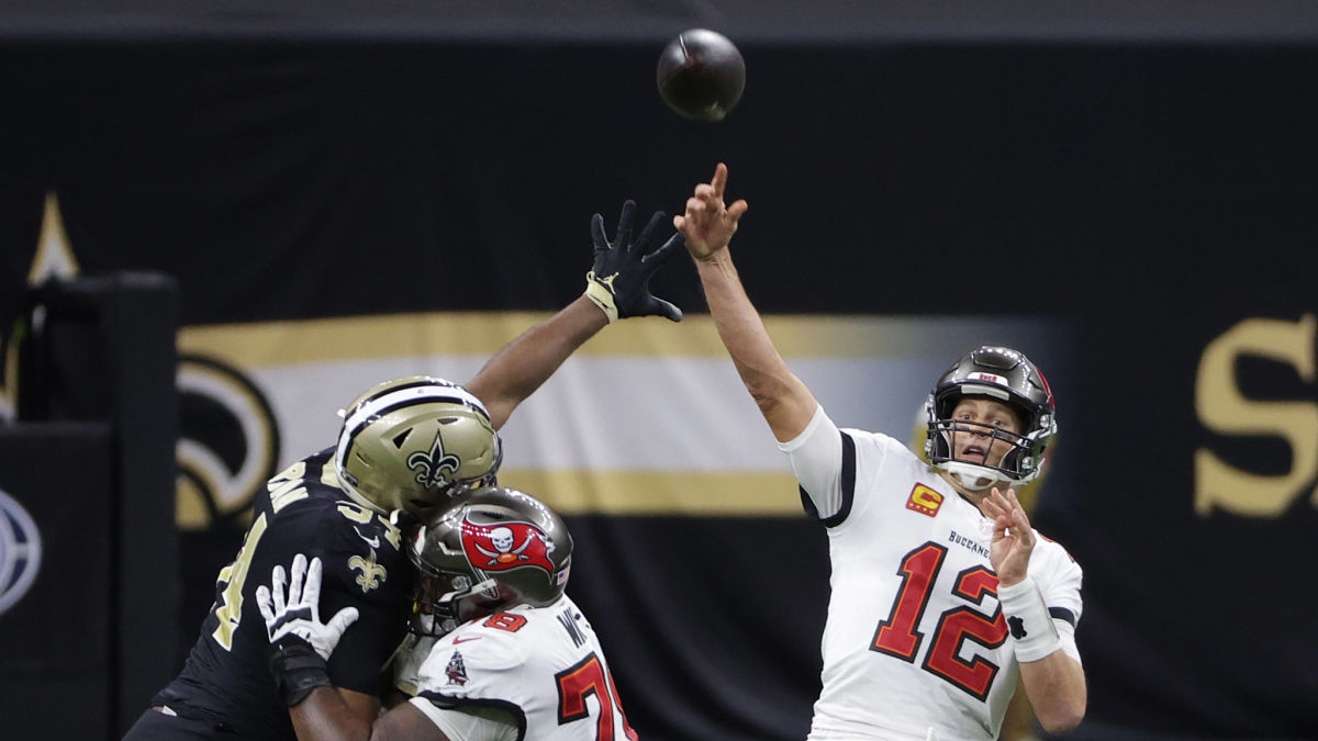Tampa Bay Buccaneers quarterback Tom Brady
