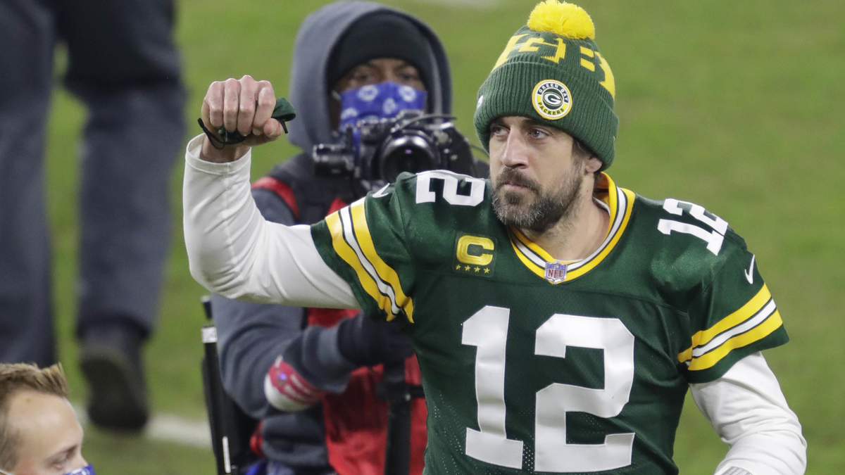 Green Bay Packers quarterback Aaron Rodgers