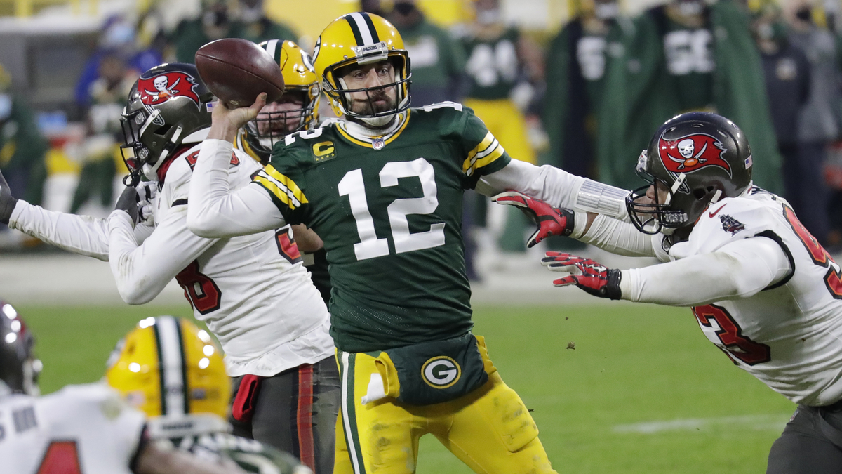 Green Bay Packers quarterback Aaron Rodgers